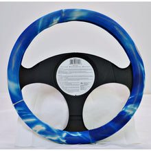 Load image into Gallery viewer, Bell Steering Wheel Cover - Blue and Off White-Sale-Liquidation Nation
