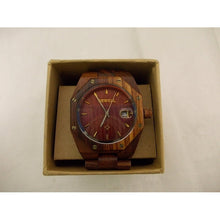 Load image into Gallery viewer, Bewell Sandalwood Watch Adjustable Wrist Wooden
