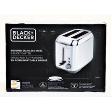 Load image into Gallery viewer, Black + Decker Extra Wide Slots Toaster Stainless Steel 2-Slices
