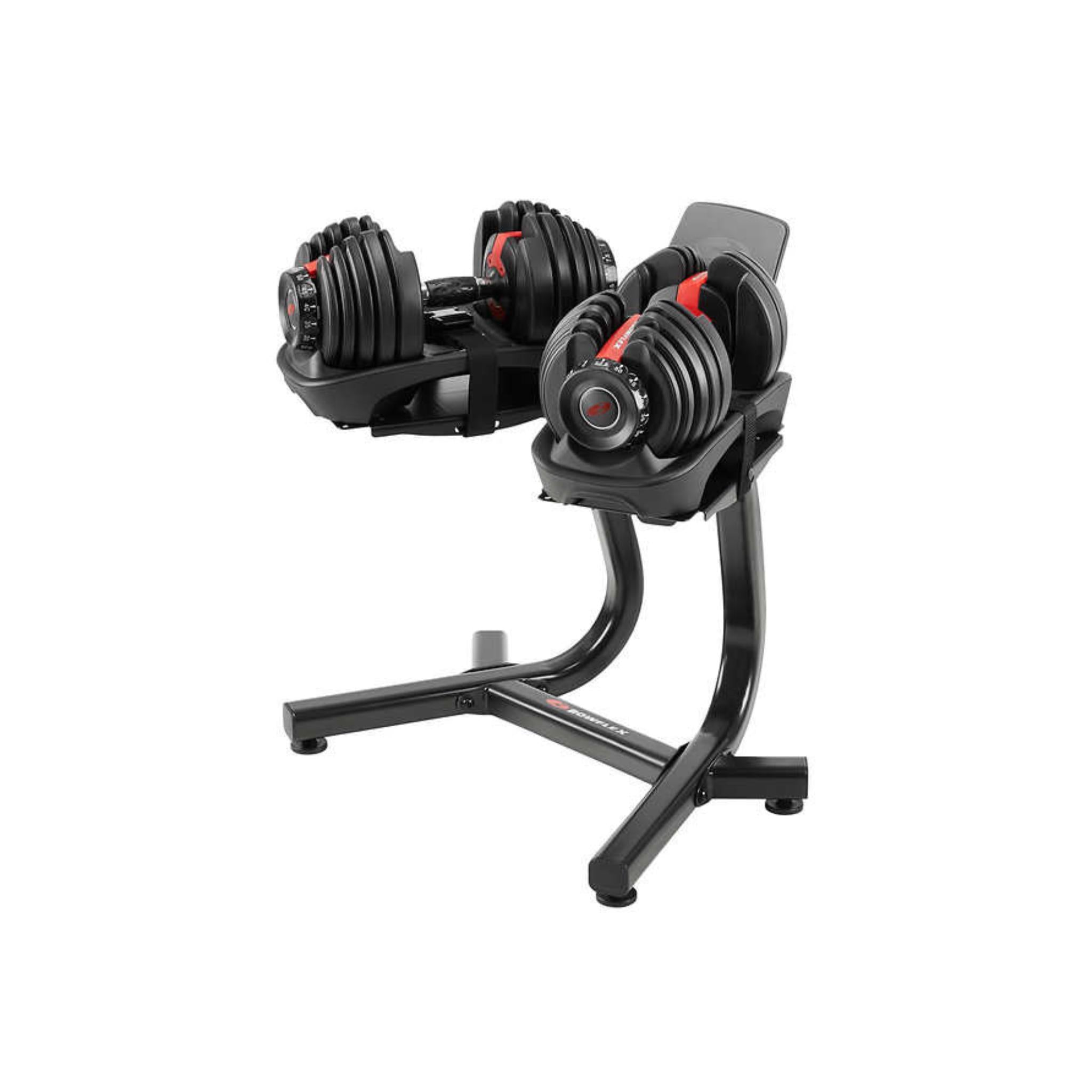 Bowflex SelectTech 552 Dumbbells and Stand with Media Rack Liquidation Nation Bowflex SelectTech 552 Dumbbells and Stand with Media Rack Liquidation Nation