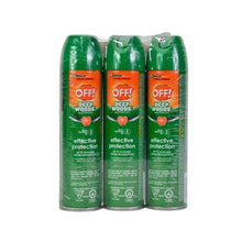 Load image into Gallery viewer, OFF! Deep Woods Insect Repellent Aerosol Spray 3 Pack x 255G
