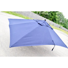 Load image into Gallery viewer, California Umbrella Rectangular Market Umbrella Navy 11x8&#39;
