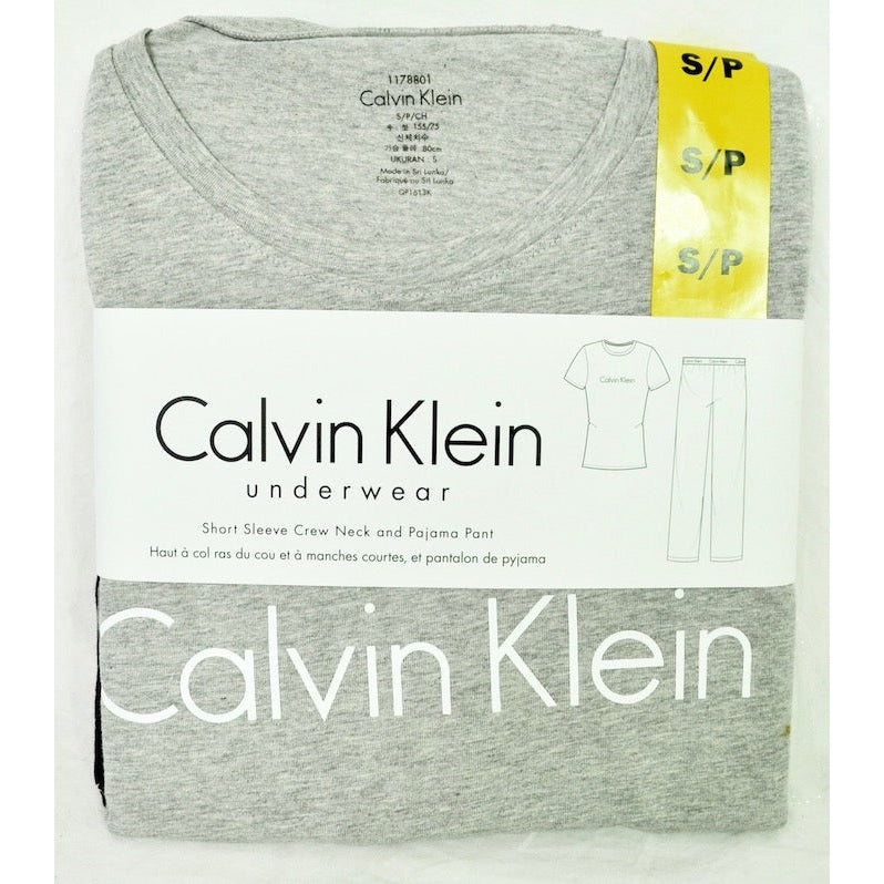 Calvin Klein S/S Short PJ Set, Grey
