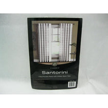 Load image into Gallery viewer, Cambria Santorini Rod Pocket Panel with Hidden Back Tabs 108&quot; White
