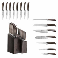 Load image into Gallery viewer, Cangshan A Series 16-Piece Cutlery Set with Walnut Block
