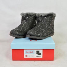 Load image into Gallery viewer, Cat &amp; Jack Darby Fleece Ankle Fashion Boots Grey 12
