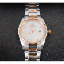 Load image into Gallery viewer, Citizen Eco-Drive Women&#39;s Silver Dial Watch (EW2576-51A)

