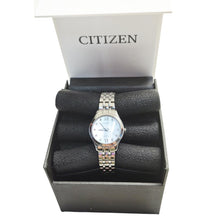 Load image into Gallery viewer, Citizen Ladies Eco-Drive Crystal Dial EM1010-51D Watch - Silver
