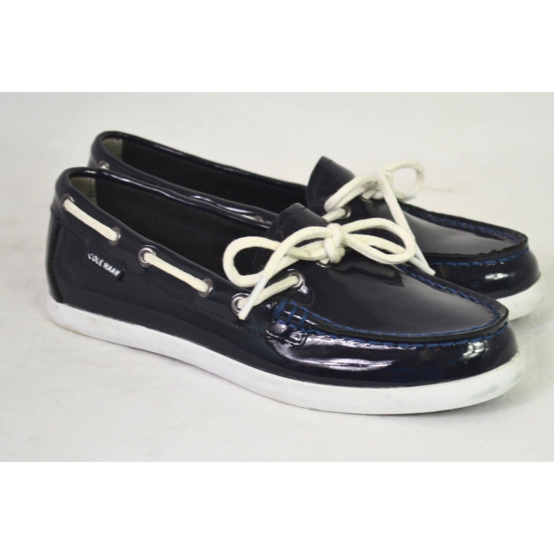 Cole haan women's patent leather loafers online