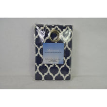 Load image into Gallery viewer, Colordrift Grommet Panel Window Single Curtain 108&quot; Morocco Blue
