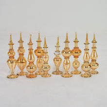Load image into Gallery viewer, Crafts of Egypt Orange Set of 10 Decorative Bottles
