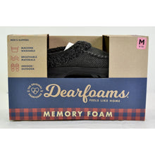 Load image into Gallery viewer, Dearfoams Men&#39;s Memory Foam Slippers Size Medium 9-10
