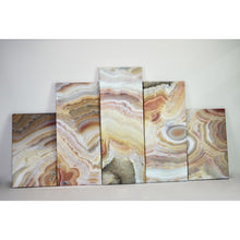 Load image into Gallery viewer, Design Art Strips and Ovals on Agate 5 Piece Wall Art on Wrapped Canvas Set
