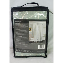 Load image into Gallery viewer, Designers Select Peyton Back Tab Window Curtain Panel 63&quot; Spa/Cream
