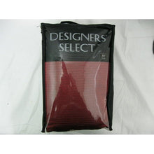 Load image into Gallery viewer, Designers Select Satin Diamond Rod Pocket/Back Tab Window Curtain Panel 84&quot; Red
