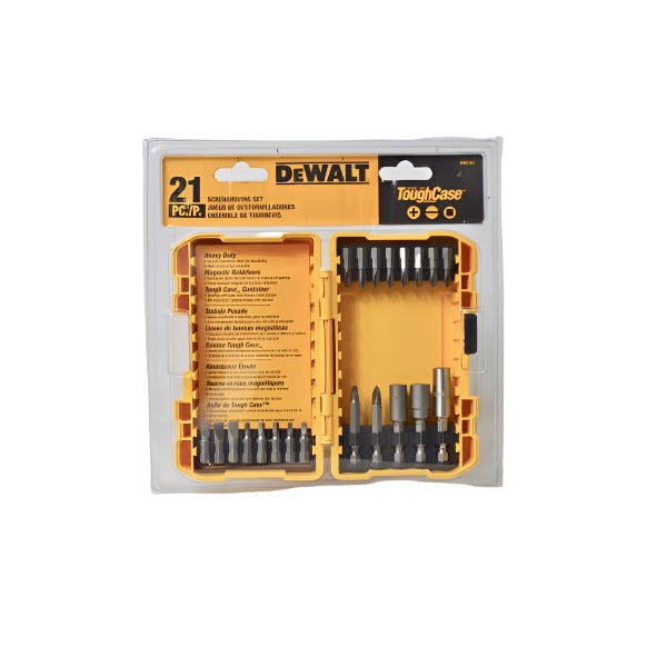 Dewalt screwdriver bit set 2024 with tough case