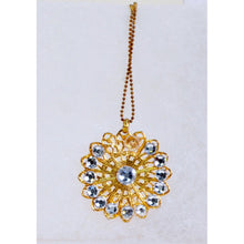 Load image into Gallery viewer, Divana Gold Tone Necklace with clear stones-Jewelry-Sale-Liquidation Nation

