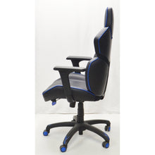 Load image into Gallery viewer, DPS 3D Insight Gaming Chair with Adjustable Headrest Blue &amp; Black
