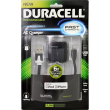 Load image into Gallery viewer, DURACELL Hi-Performance AC Charger Lightning Made for IOS-Electronics-Sale-Liquidation Nation
