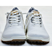 Load image into Gallery viewer, ECCO BIOM H4 Women&#39;s Waterproof Leather Golf Shoe 6-6.5 White/Silver Grey
