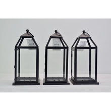 Load image into Gallery viewer, Elements Decorative Classic Metal Lantern 12&quot; Black 3-Pack
