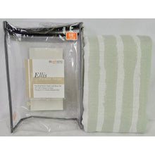 Load image into Gallery viewer, Curtain Panel, Soft Green Painted Stripe/ Be Artistic Ellis - 85&quot; Rod Pocket/Back Tab

