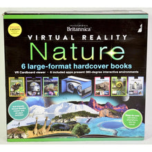 Load image into Gallery viewer, Encyclopedia Britannica: Virtual Reality Nature-6 Book Interactive Library
