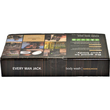 Load image into Gallery viewer, Every Man Jack Body Wash Sandalwood 3 Pack
