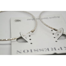 Load image into Gallery viewer, EXPRESSION Sterling Silver Hoop Earrings
