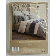 Load image into Gallery viewer, Fable Darcy Stripe Duvet Cover Set Sky Blue King Size
