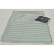 Load image into Gallery viewer, Fieldcrest Damask Stripe Euro Cotton Pillow Sham Green

