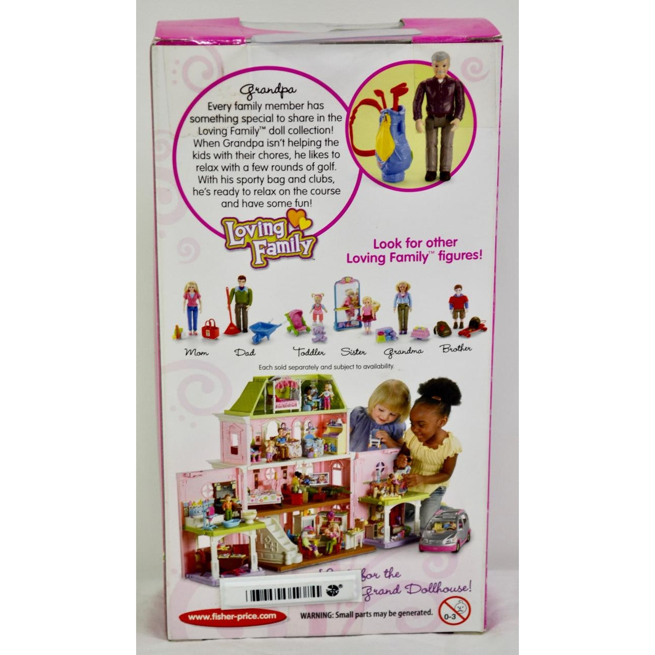 Loving family complete online family grandparents kids dollhouse fisher price