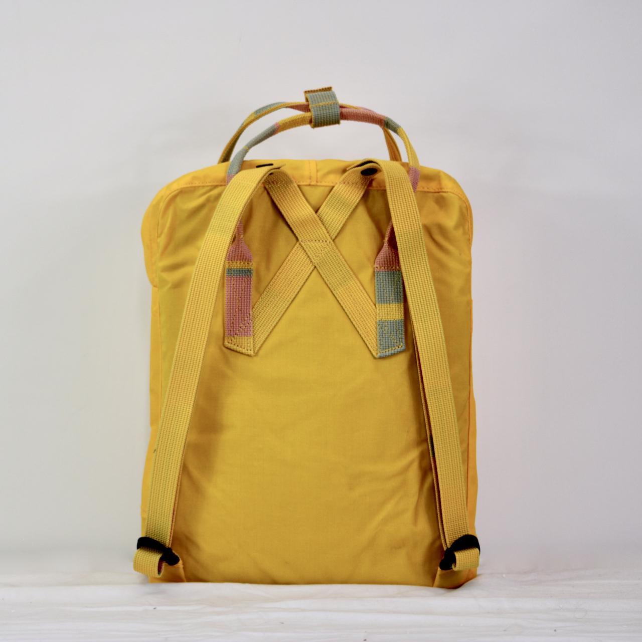 Fjallraven kanken yellow shops random blocked