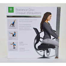 Load image into Gallery viewer, Gaiam Balance Disc Wobble Cushion With Hand Pump - Black
