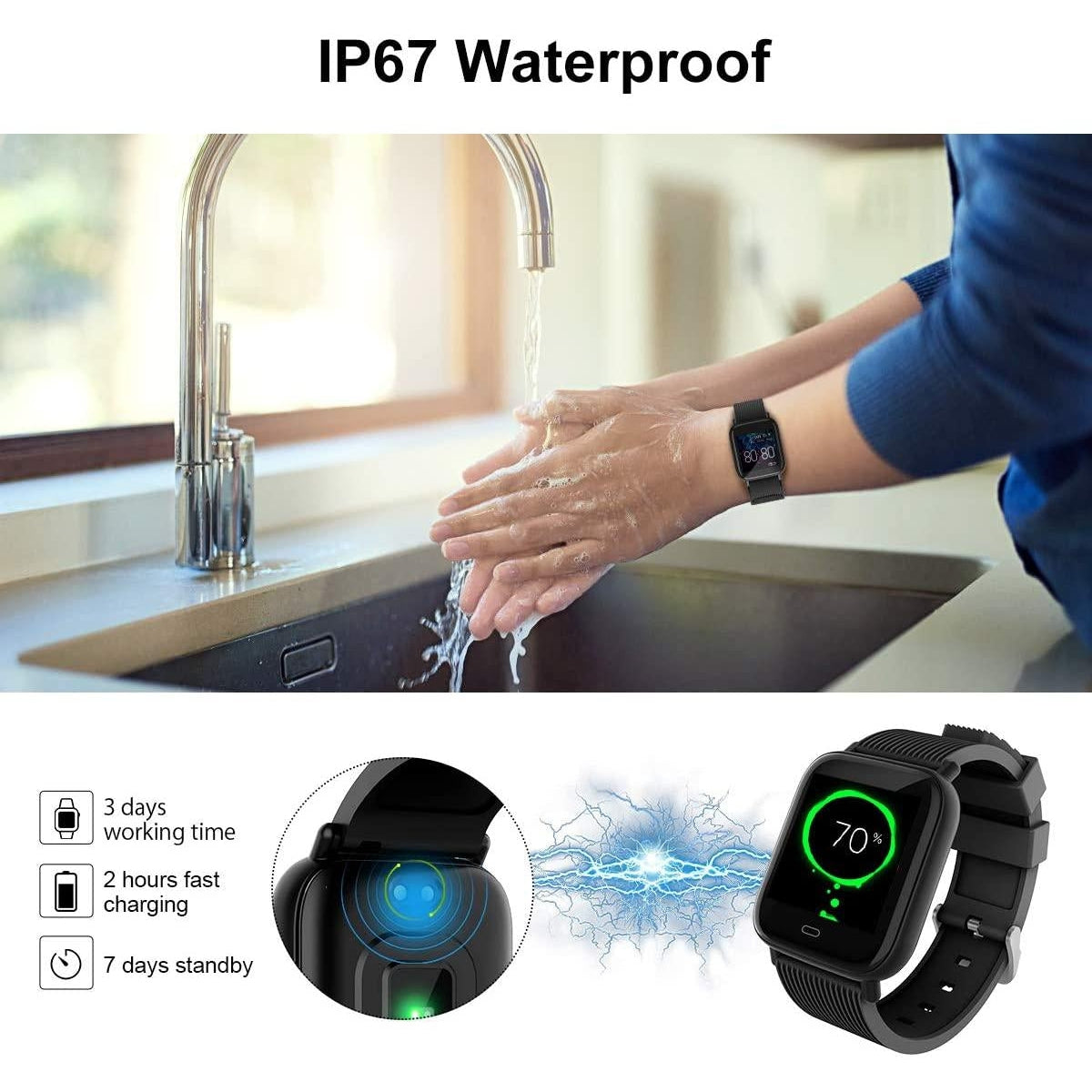 GOKOO Unisex Smart Watch – Liquidation Nation - Main Image