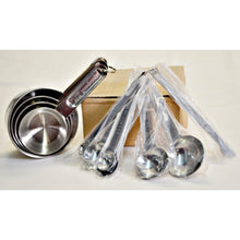 Load image into Gallery viewer, Goodcook Stainless Steel Measuring Cups and Spoons Set - 10 Pieces Silver-tone-Home &amp; Garden-Sale-Liquidation Nation
