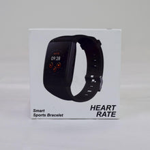Load image into Gallery viewer, Heart Rate Black Smart Watch Sports Bracelet
