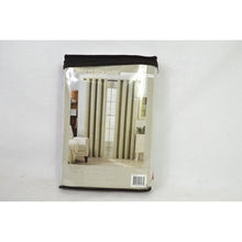 Load image into Gallery viewer, Herald Square Grommet Top Room Darkening Window Curtain Panel 63&quot; Ivory
