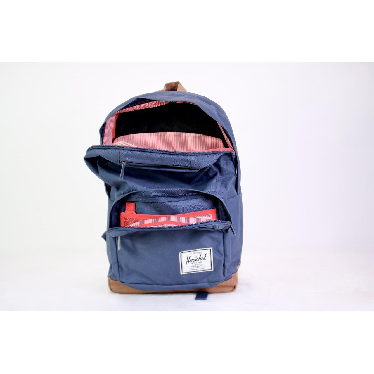 Herschel pop quiz navy tan hotsell