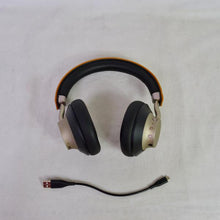 Load image into Gallery viewer, Heyday Wireless On-Ear Headphones - Tan / Gold
