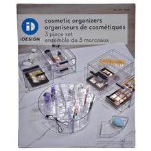 Load image into Gallery viewer, iDESIGN Cosmetic Organizers 3-Piece Set

