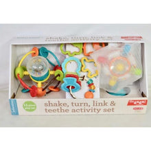 Load image into Gallery viewer, Infantino Gaga Shake, Turn, Link &amp; Teethe Activity Set
