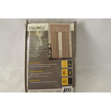 Load image into Gallery viewer, Insola Bridgeport Rod Pocket/Back Tab Blackout Lining Curtain Panel Linen 84&quot;
