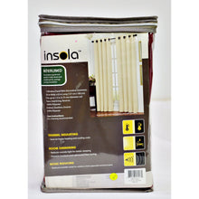 Load image into Gallery viewer, Insola Odyssey Insulating Window Curtain Panel 63&quot;Brick-Home-Sale-Liquidation Nation
