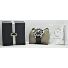 Load image into Gallery viewer, Invicta Watch Men&#39;s Black Dial Black Leather Strap
