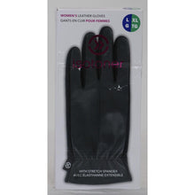 Load image into Gallery viewer, Isotoner Men’s Leather Gloves Black L
