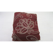 Load image into Gallery viewer, Jacobean Rod Pocket With Hidden Back Tab Window Curtain Panel 95&quot; Brick
