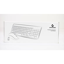 Load image into Gallery viewer, Joyaccess Wireless Keyboard &amp; Mouse, Full-size Compact Black
