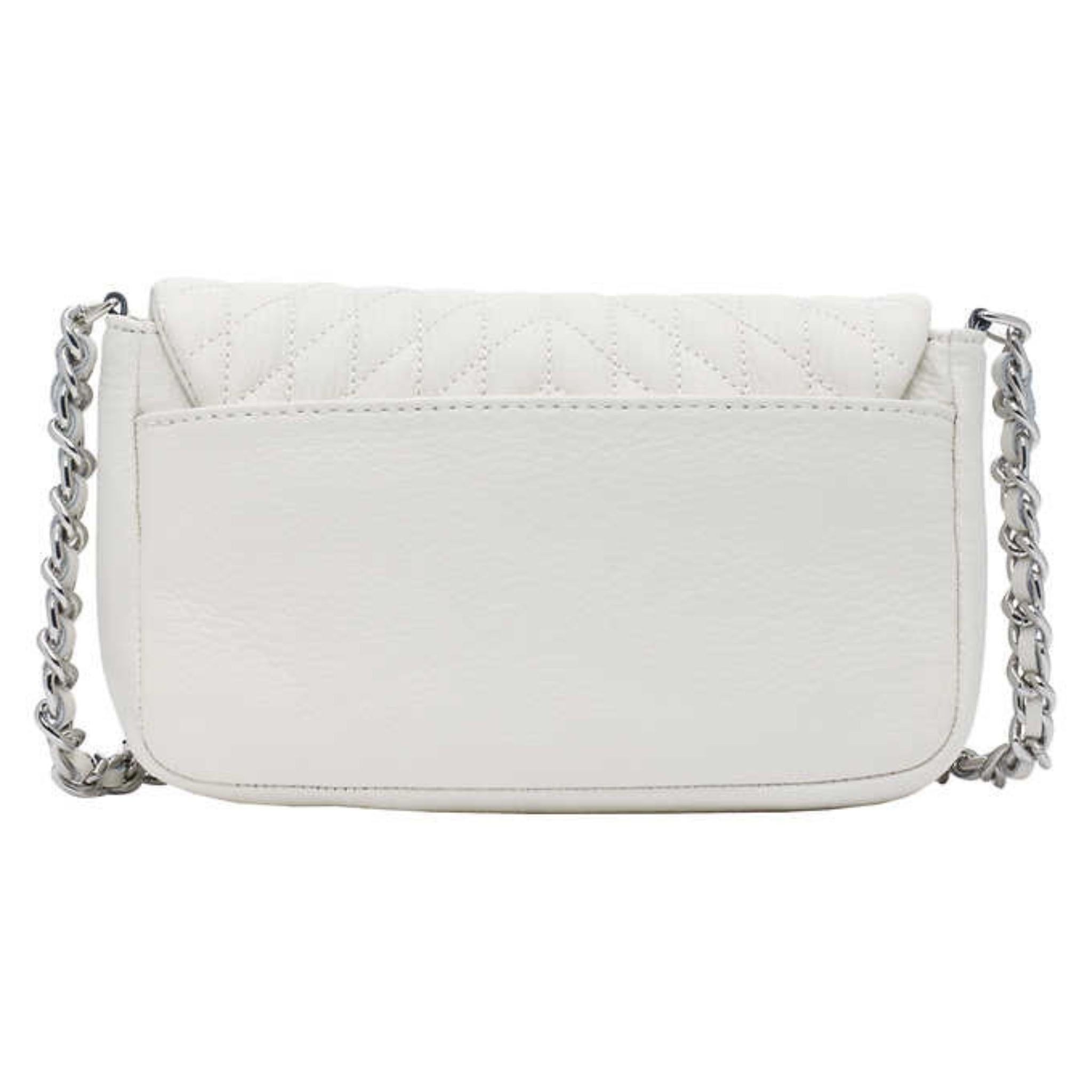 Karl Lagerfeld Agyness Crossbody Purse White