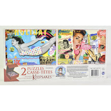 Load image into Gallery viewer, KEEPSAKES King of Pop Art 1000 Piece 2 Puzzle Pack
